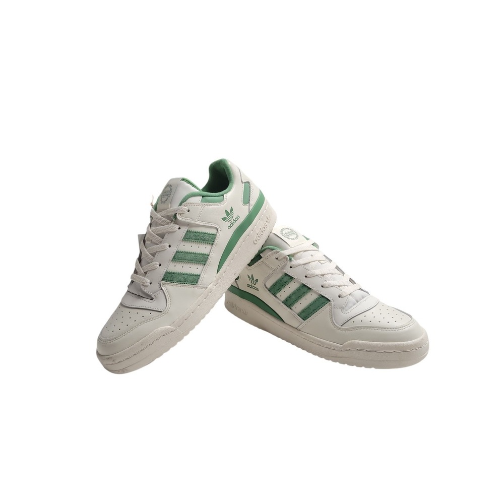 ADIDAS FORUM LOW WHITE GREEN BEIGE OG MEN'S SHOES MENS SIZE 10.5